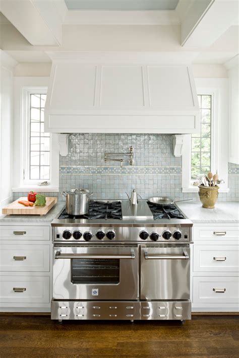 gas stove next to window